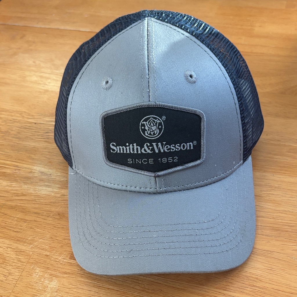 Smith  Wesson Gray And Black Cap